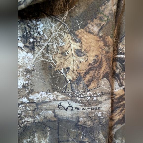 Real Tree Edge 3XL Bomber Jacket with hood, Men's size 3XL - Picture 7 of 11